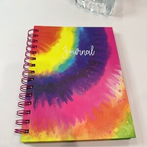 🆕 6” x 8” Rainbow Spiral Journal – 200 Ruled Pages – Vibrant Tie-Dye Cover Kids